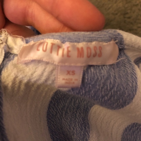 blue and white striped romper - Picture 2 of 2